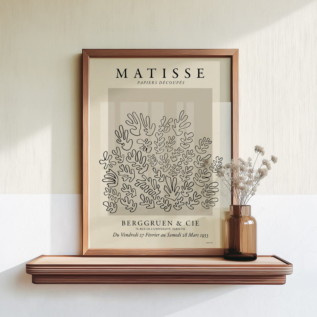 Henri Matisse Papiers Découpés Exhibition Poster – Modern Art Print