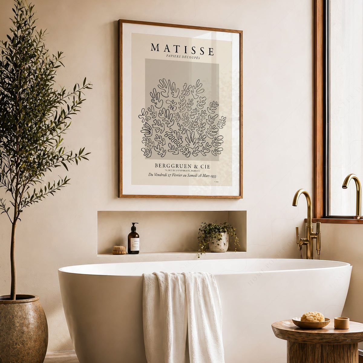 Henri Matisse Papiers Découpés Exhibition Poster – Modern Art Print