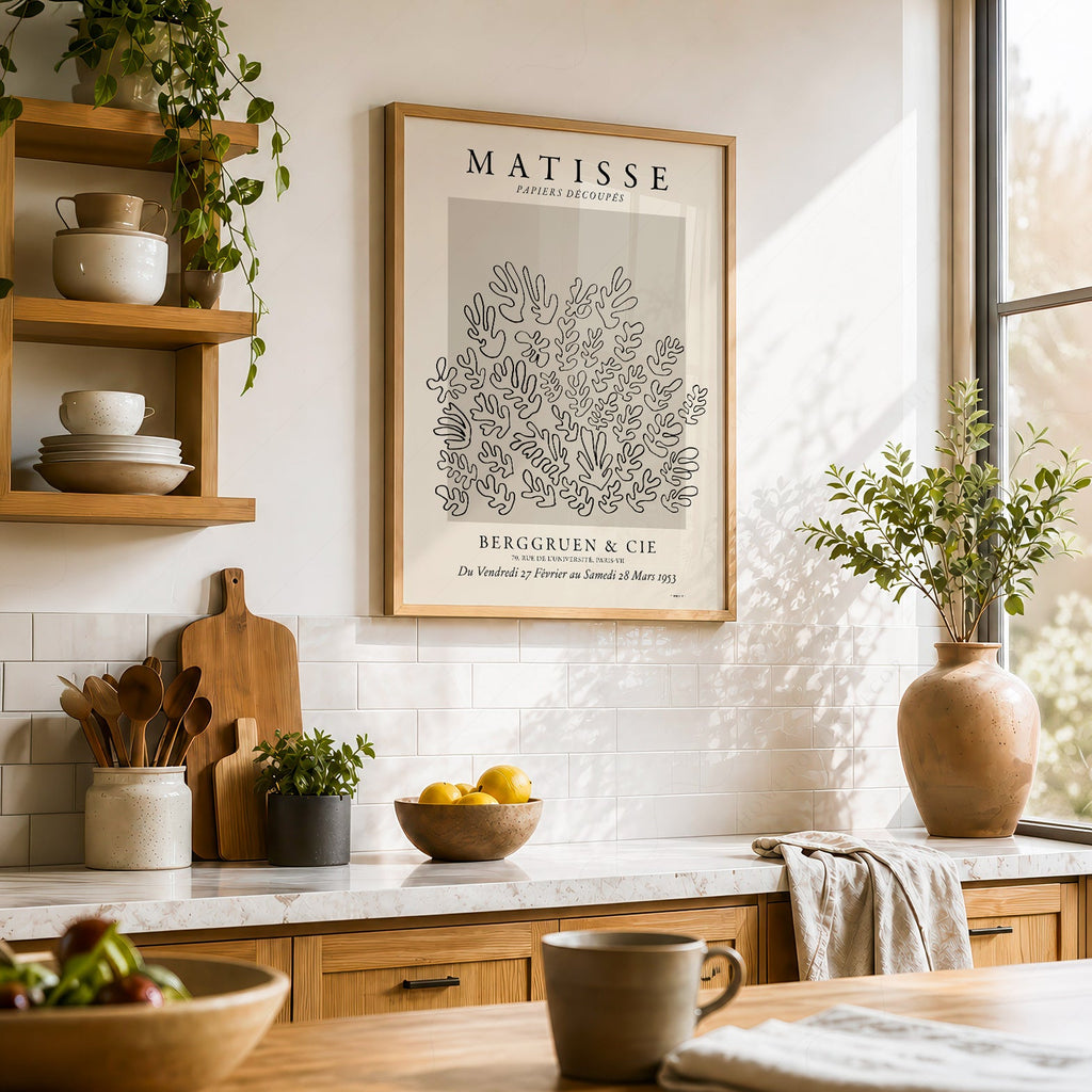 Henri Matisse Papiers Découpés Exhibition Poster – Modern Art Print