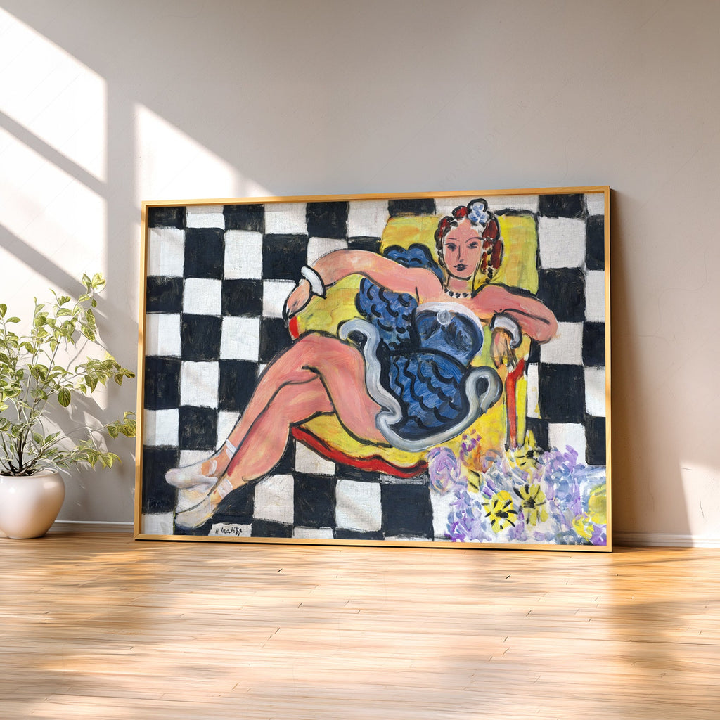Henri Matisse Dancer in the Armchair Print – Vibrant Museum Wall Art