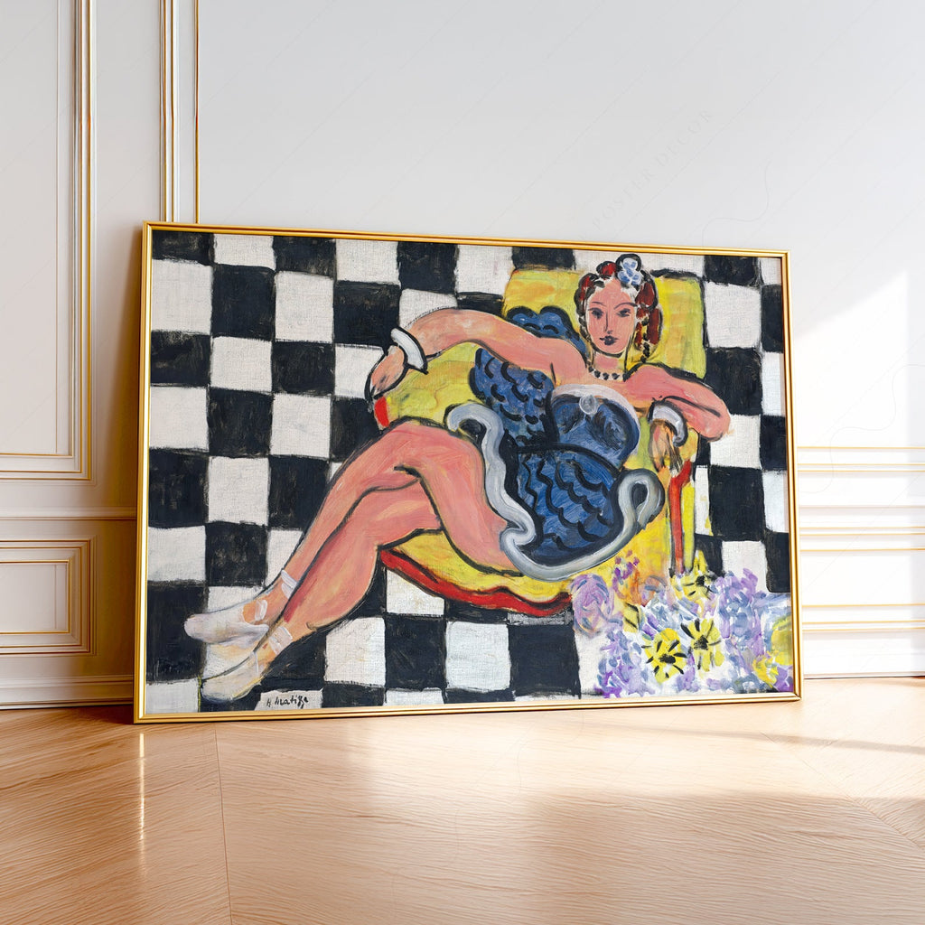 Henri Matisse Dancer in the Armchair Print – Vibrant Museum Wall Art