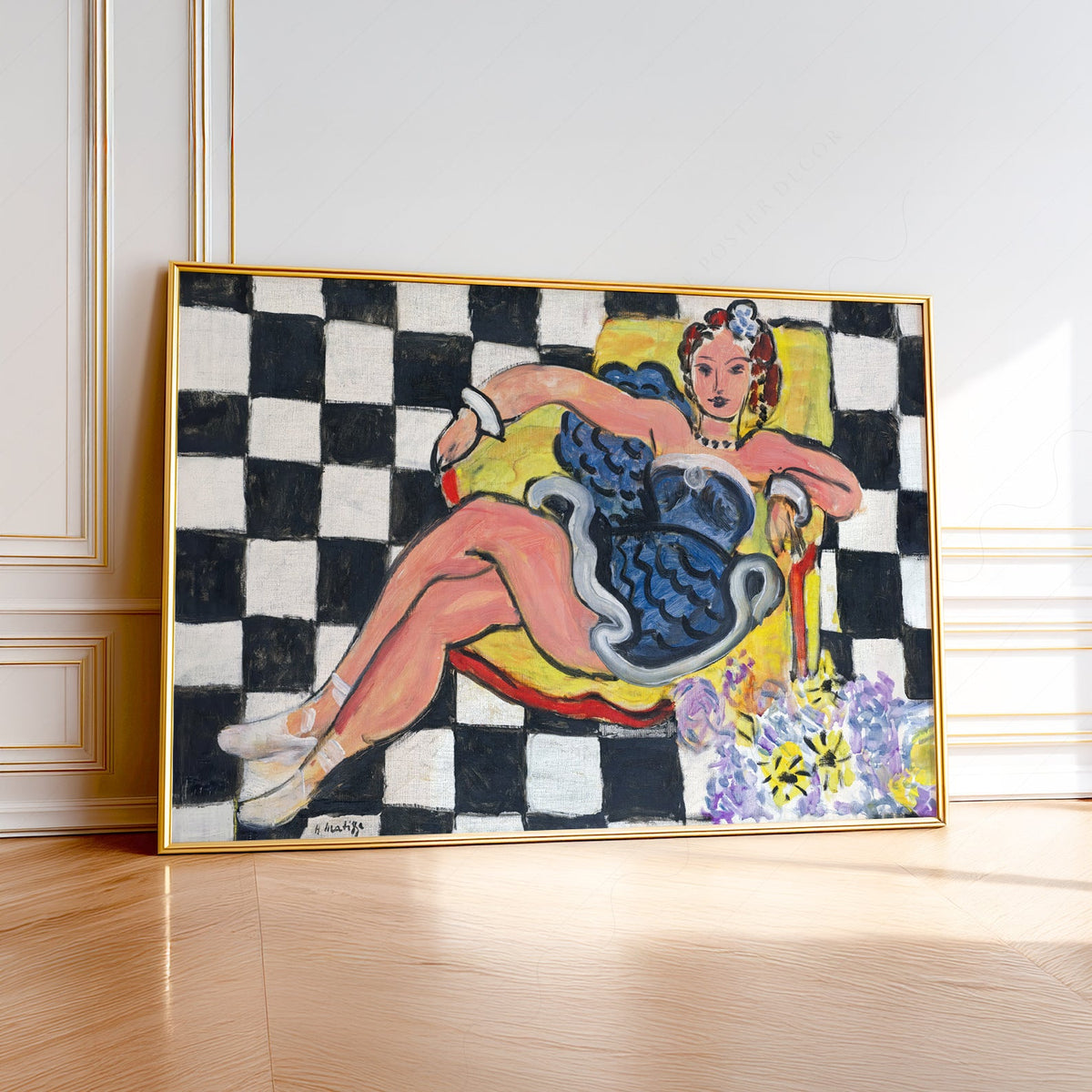 Henri Matisse Dancer in the Armchair Print – Vibrant Museum Wall Art
