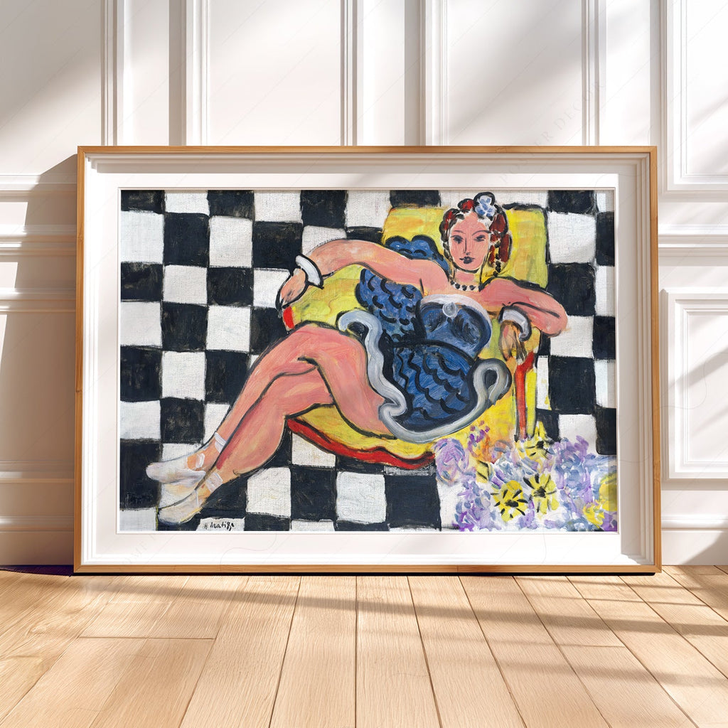 Henri Matisse Dancer in the Armchair Print – Vibrant Museum Wall Art