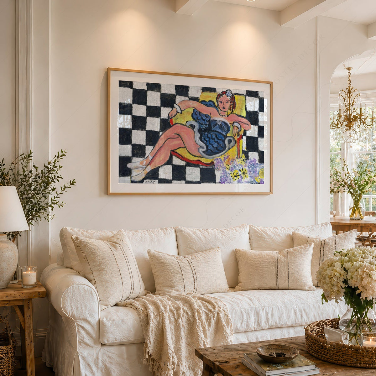 Henri Matisse Dancer in the Armchair Print – Vibrant Museum Wall Art