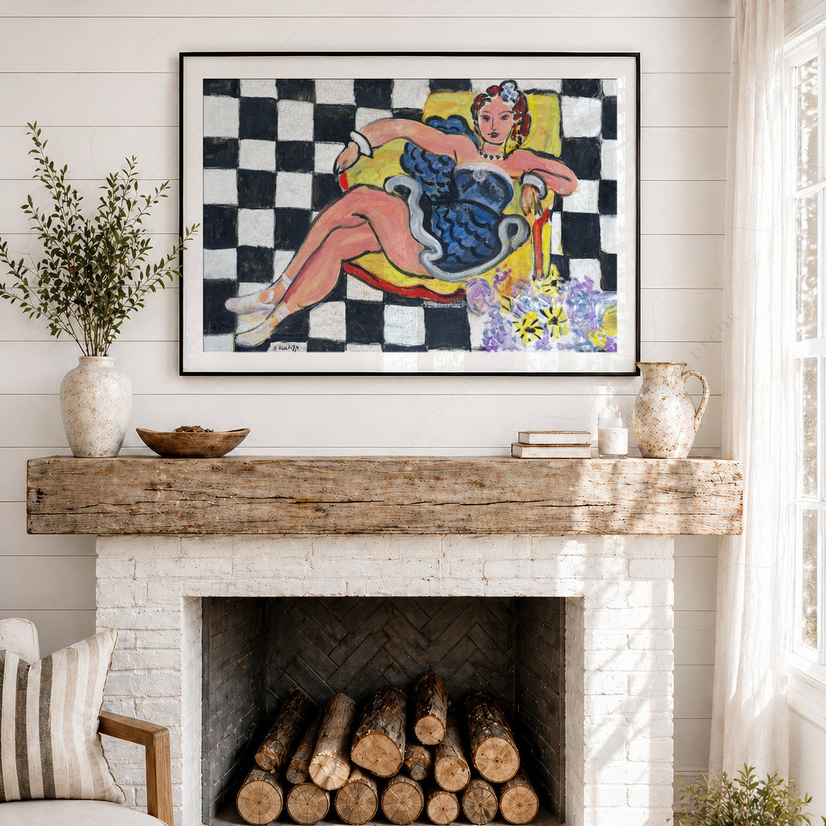 Henri Matisse Dancer in the Armchair Print – Vibrant Museum Wall Art