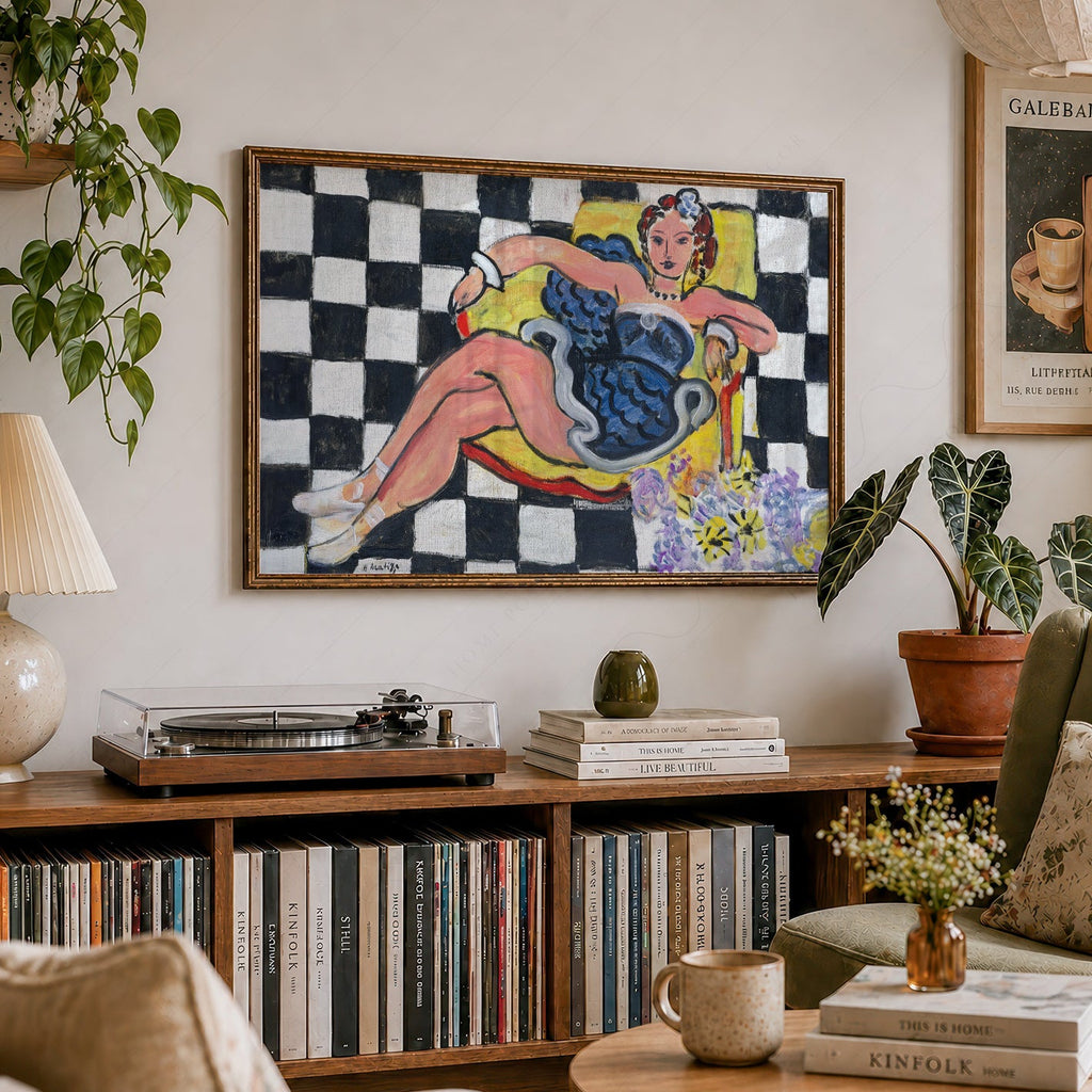 Henri Matisse Dancer in the Armchair Print – Vibrant Museum Wall Art