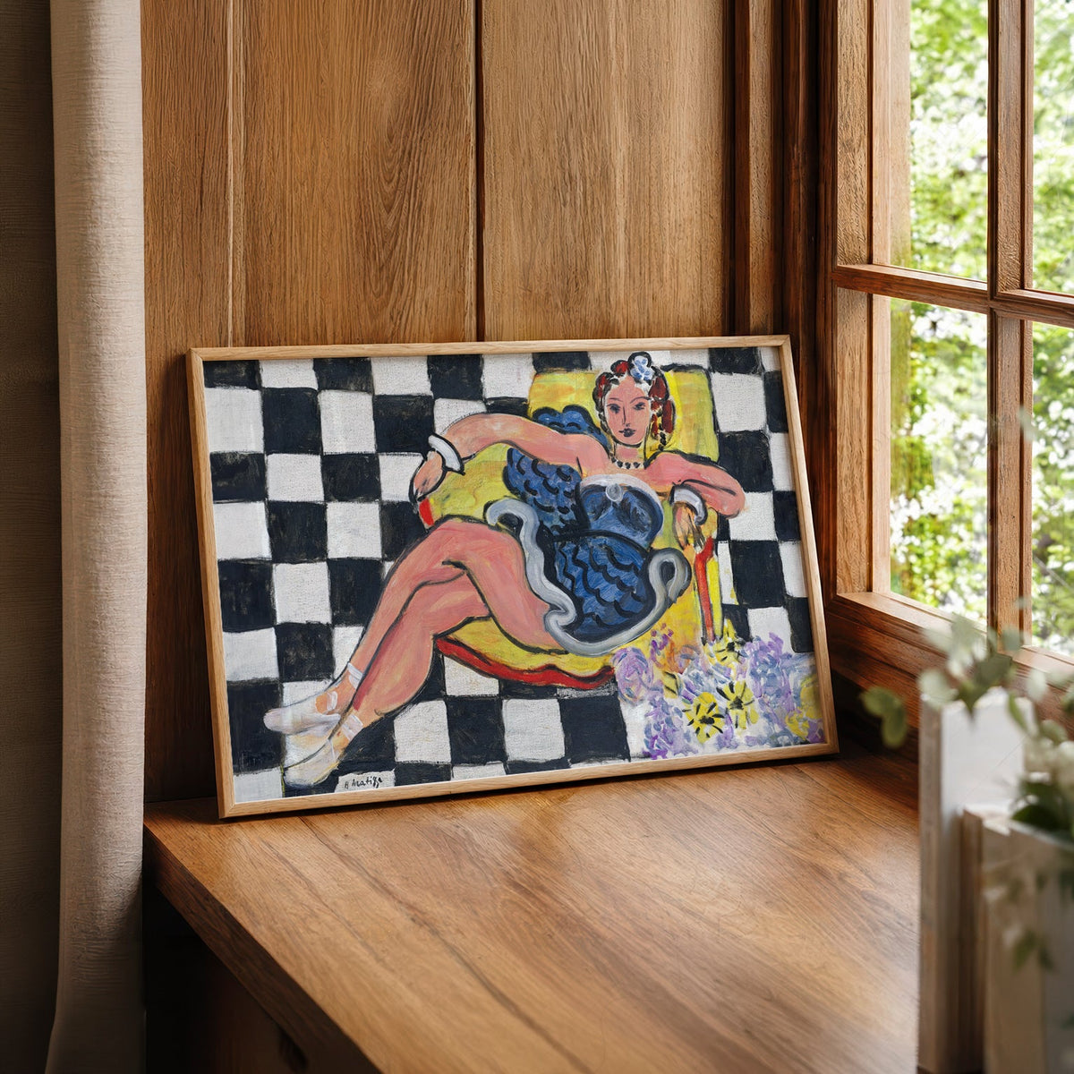 Henri Matisse Dancer in the Armchair Print – Vibrant Museum Wall Art