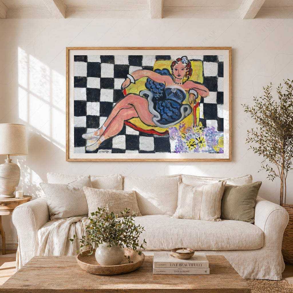 Henri Matisse Dancer in the Armchair Print – Vibrant Museum Wall Art