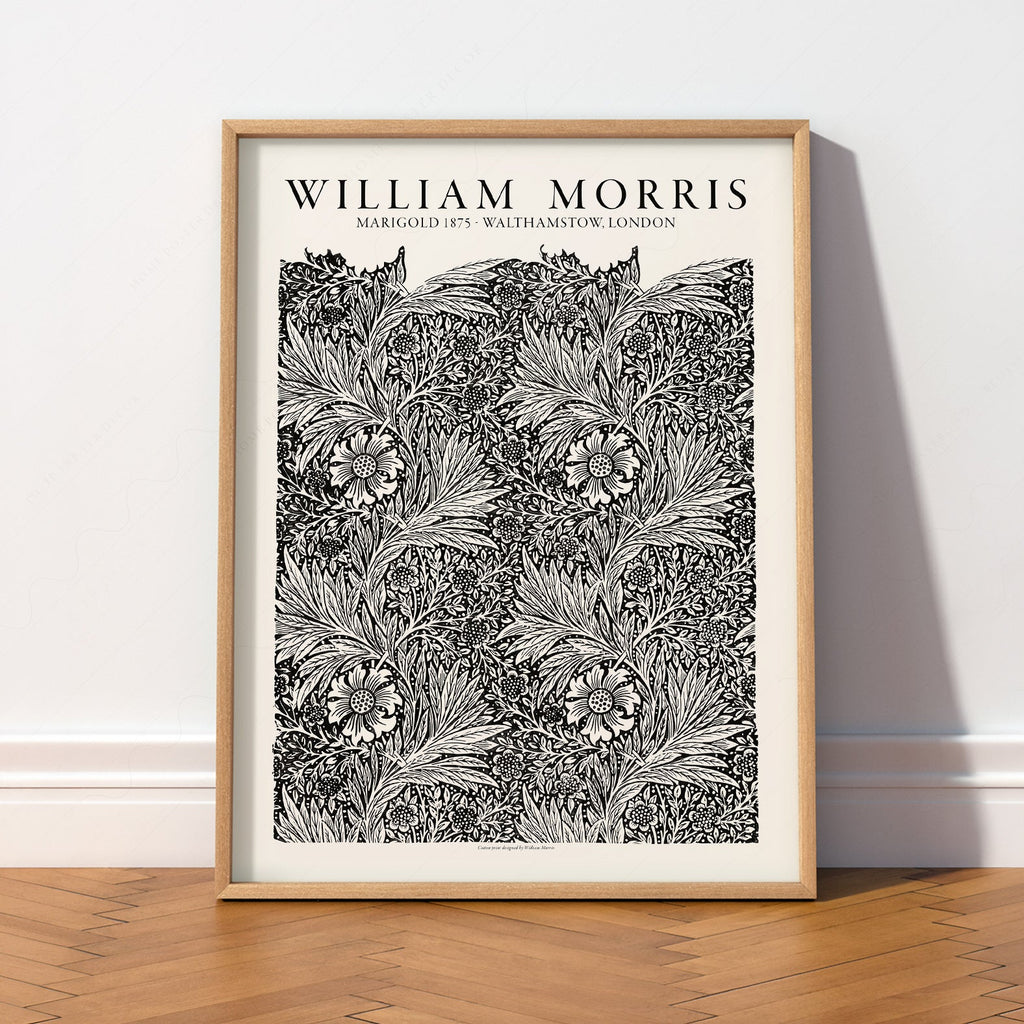 William Morris Marigold 1875 Art Print – Arts and Crafts Wall Decor