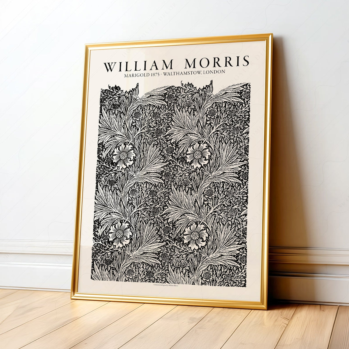 William Morris Marigold 1875 Art Print – Arts and Crafts Wall Decor