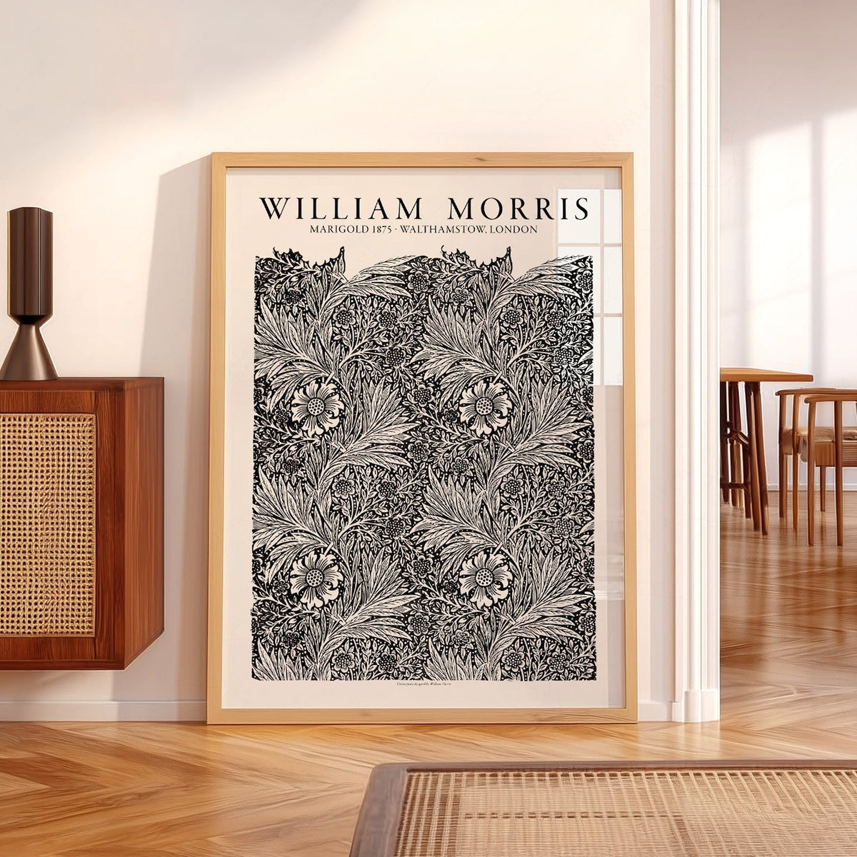 William Morris Marigold 1875 Art Print – Arts and Crafts Wall Decor
