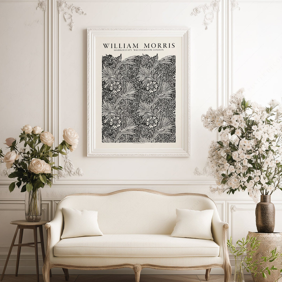 William Morris Marigold 1875 Art Print – Arts and Crafts Wall Decor