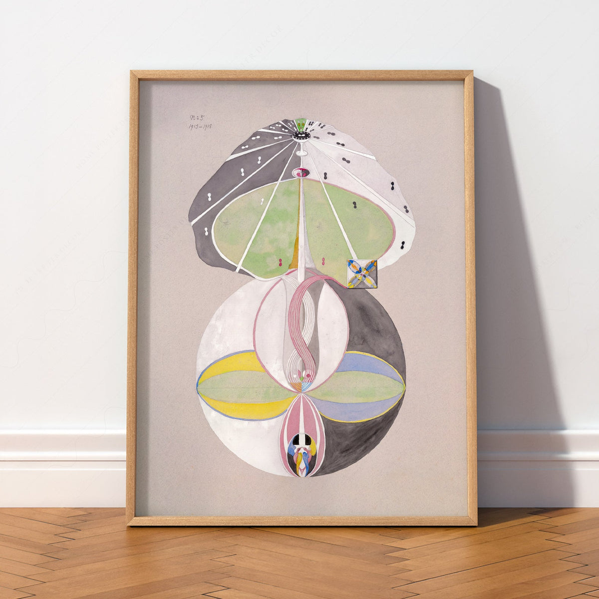 Hilma af Klint Tree of Knowledge Art Print – Spiritual Abstract Wall Art