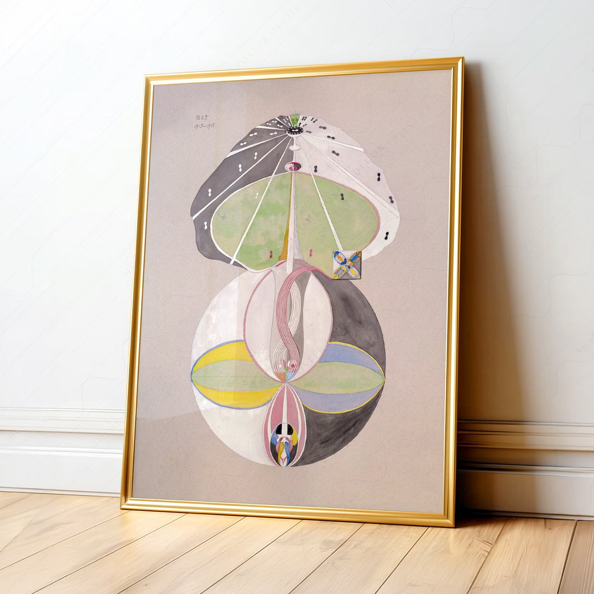 Hilma af Klint Tree of Knowledge Art Print – Spiritual Abstract Wall Art