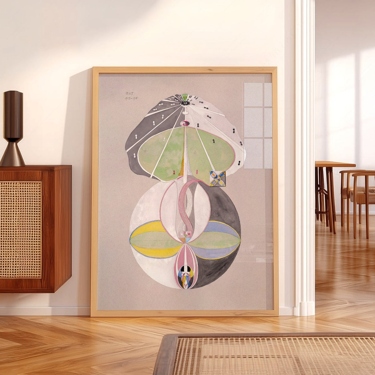 Hilma af Klint Tree of Knowledge Art Print – Spiritual Abstract Wall Art
