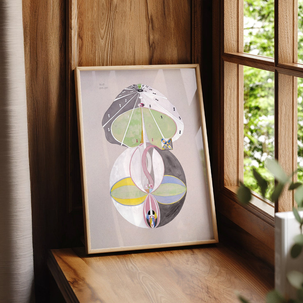 Hilma af Klint Tree of Knowledge Art Print – Spiritual Abstract Wall Art