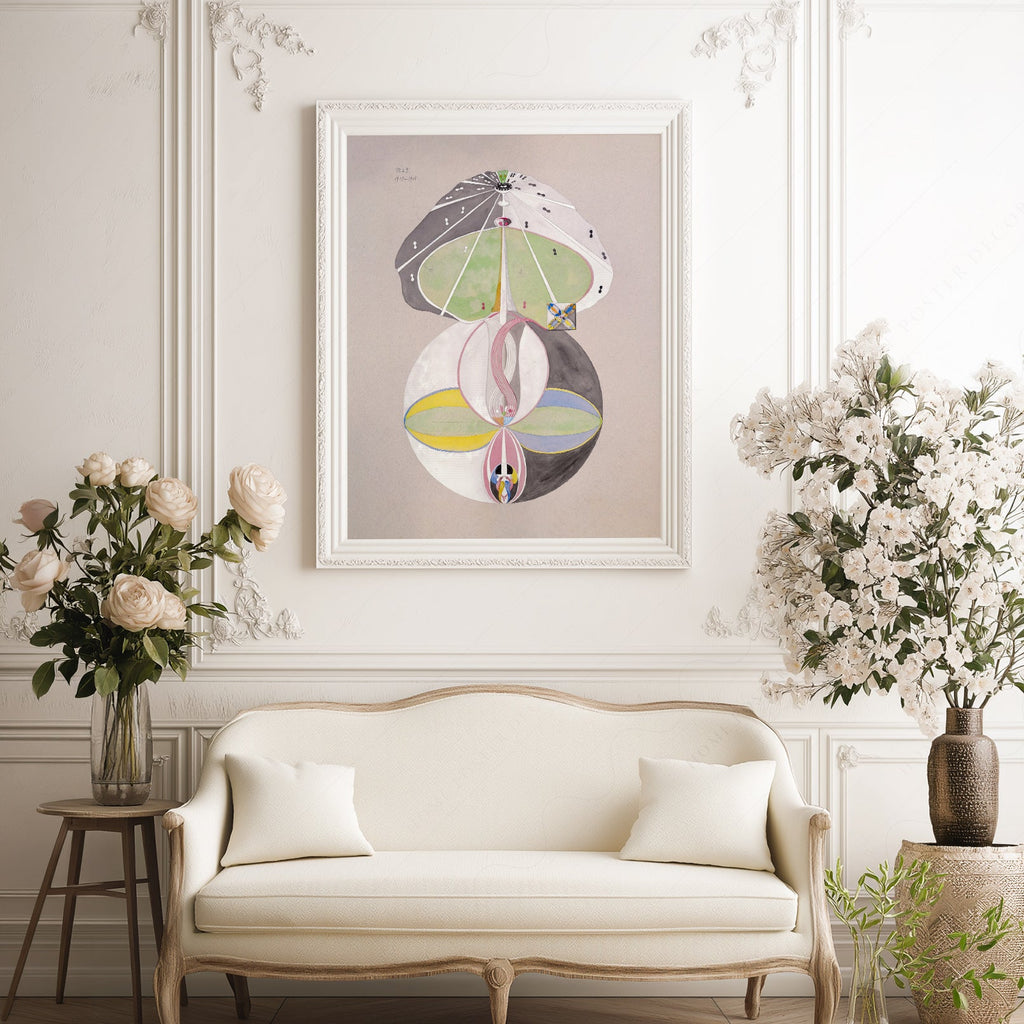 Hilma af Klint Tree of Knowledge Art Print – Spiritual Abstract Wall Art
