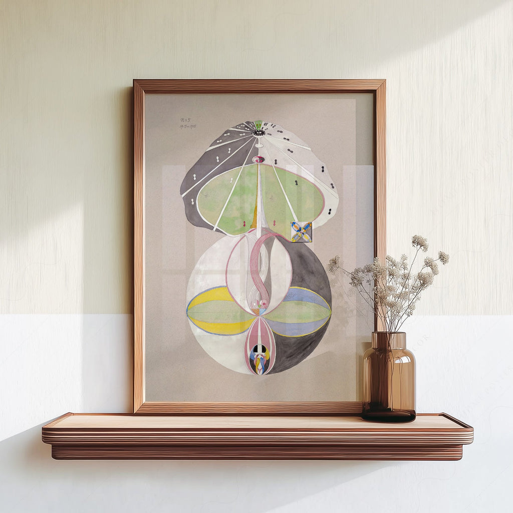 Hilma af Klint Tree of Knowledge Art Print – Spiritual Abstract Wall Art