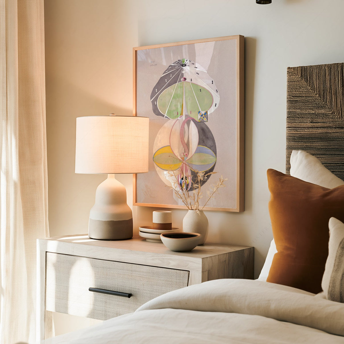 Hilma af Klint Tree of Knowledge Art Print – Spiritual Abstract Wall Art
