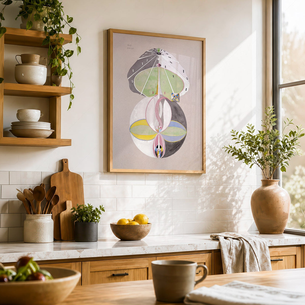 Hilma af Klint Tree of Knowledge Art Print – Spiritual Abstract Wall Art