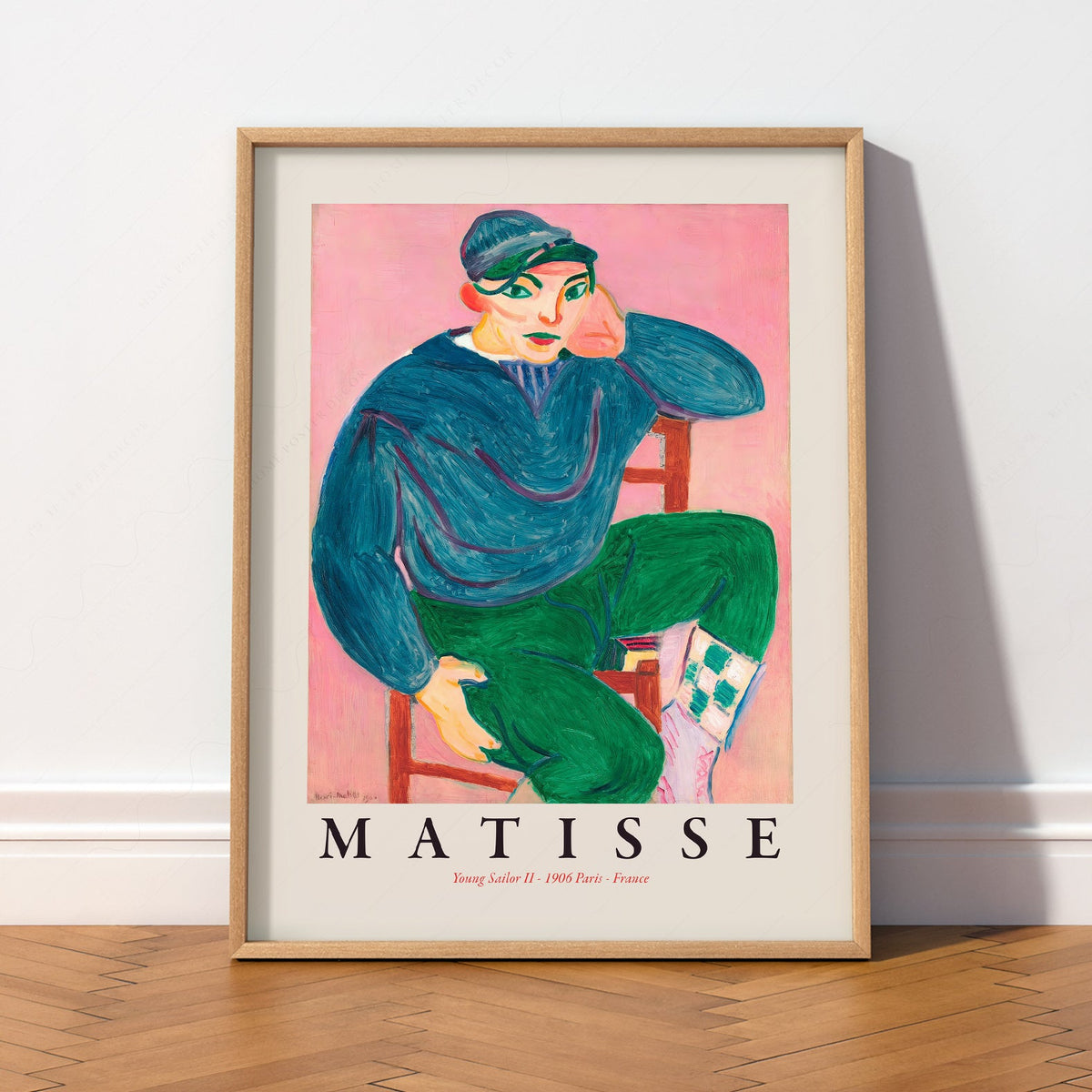 Henri Matisse Young Sailor II Art Print – Museum Wall Poster