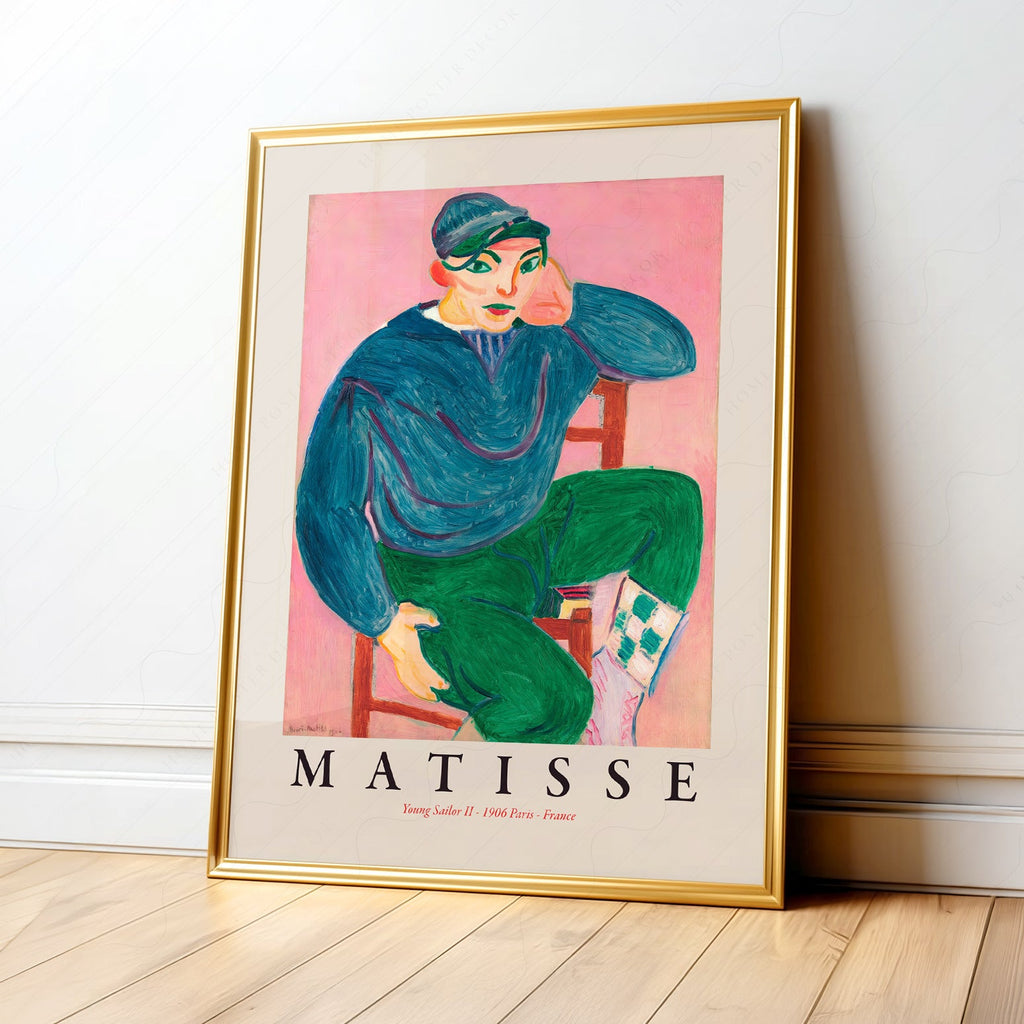 Henri Matisse Young Sailor II Art Print – Museum Wall Poster