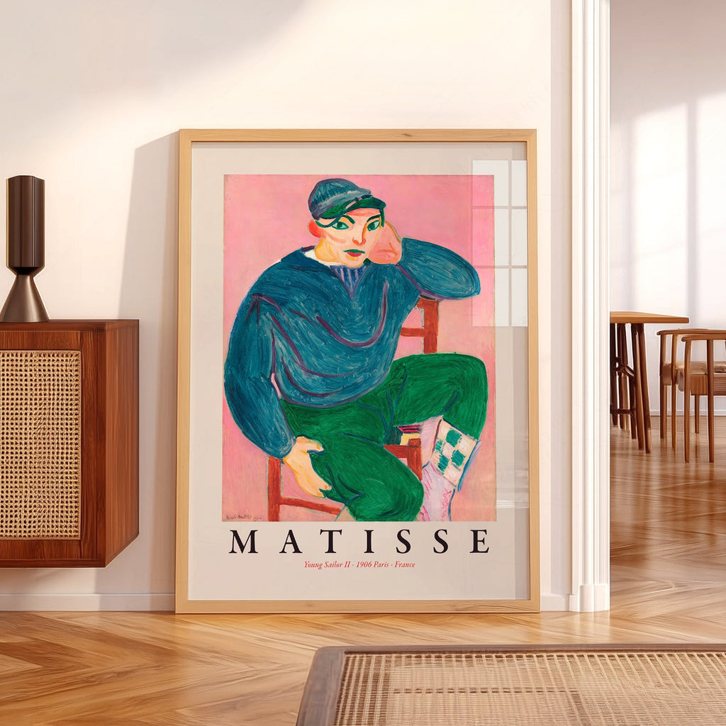 Henri Matisse Young Sailor II Art Print – Museum Wall Poster