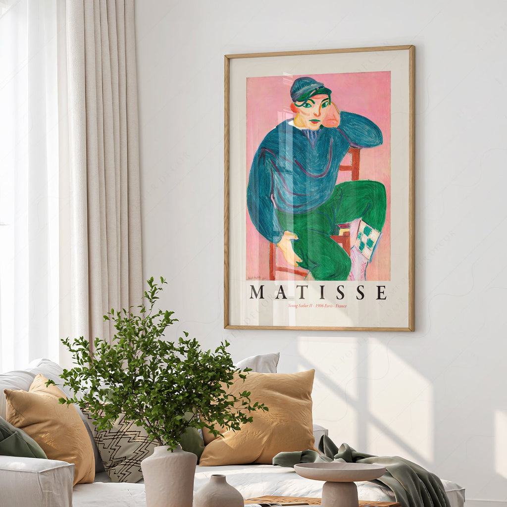 Henri Matisse Young Sailor II Art Print – Museum Wall Poster