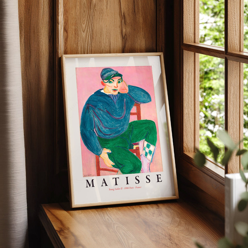 Henri Matisse Young Sailor II Art Print – Museum Wall Poster