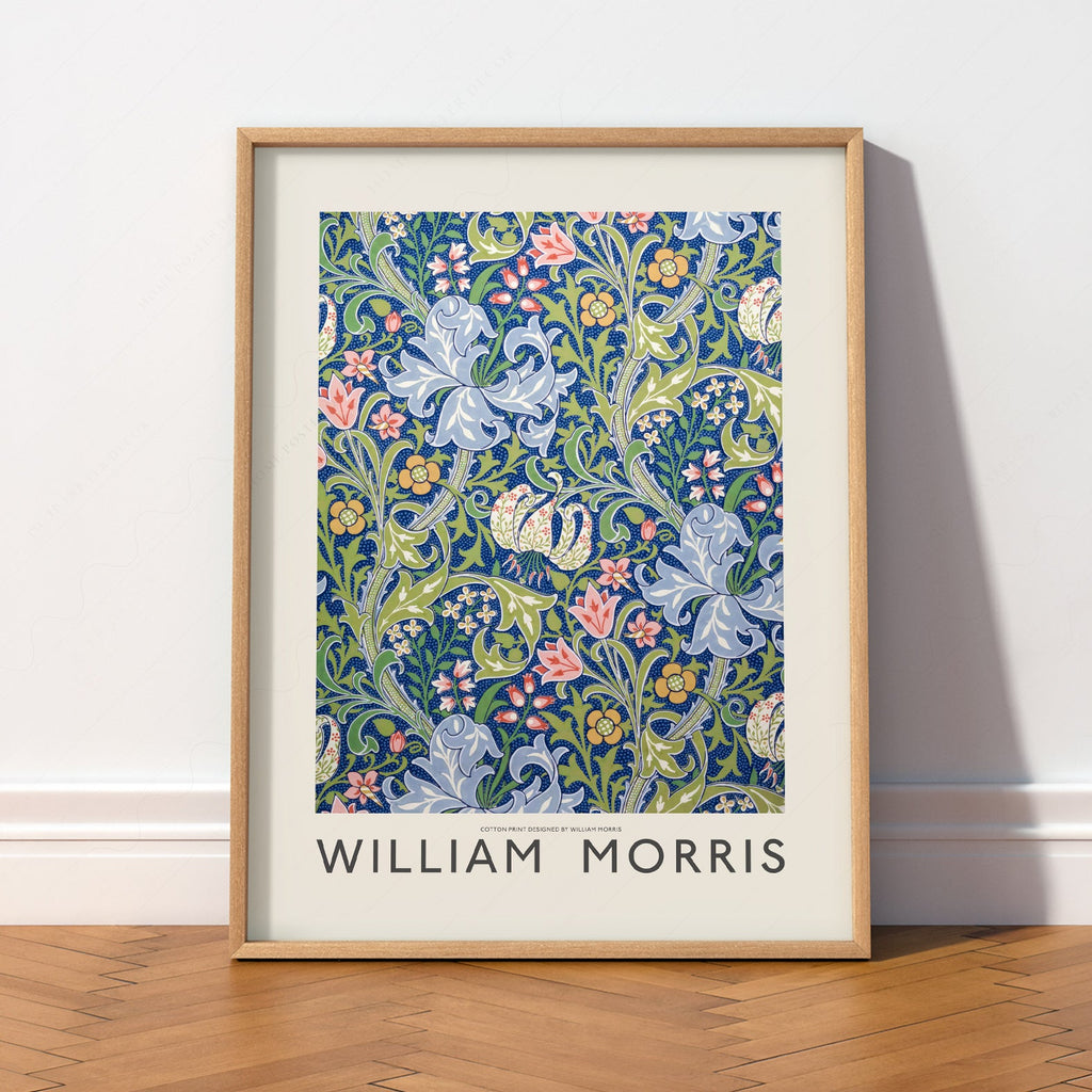 William Morris Golden Lily Art Print – Botanical Wall Art Poster