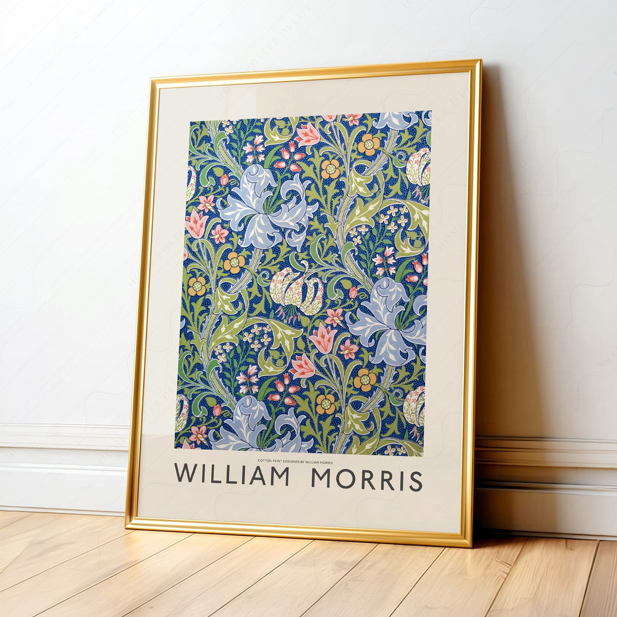William Morris Golden Lily Art Print – Botanical Wall Art Poster