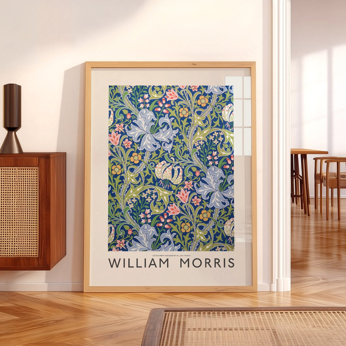 William Morris Golden Lily Art Print – Botanical Wall Art Poster