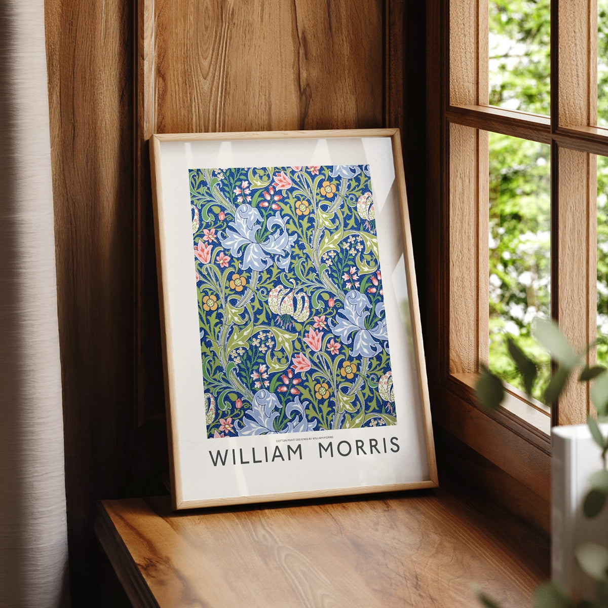 William Morris Golden Lily Art Print – Botanical Wall Art Poster