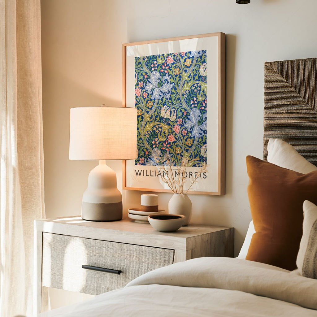 William Morris Golden Lily Art Print – Botanical Wall Art Poster