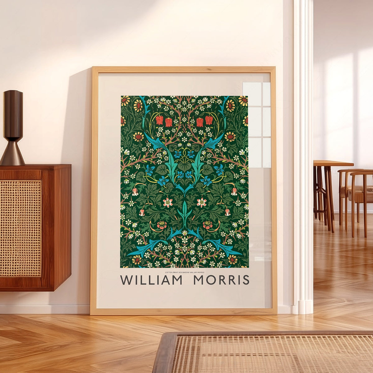 William Morris Blackthorn Art Print – Arts and Crafts Floral Poster