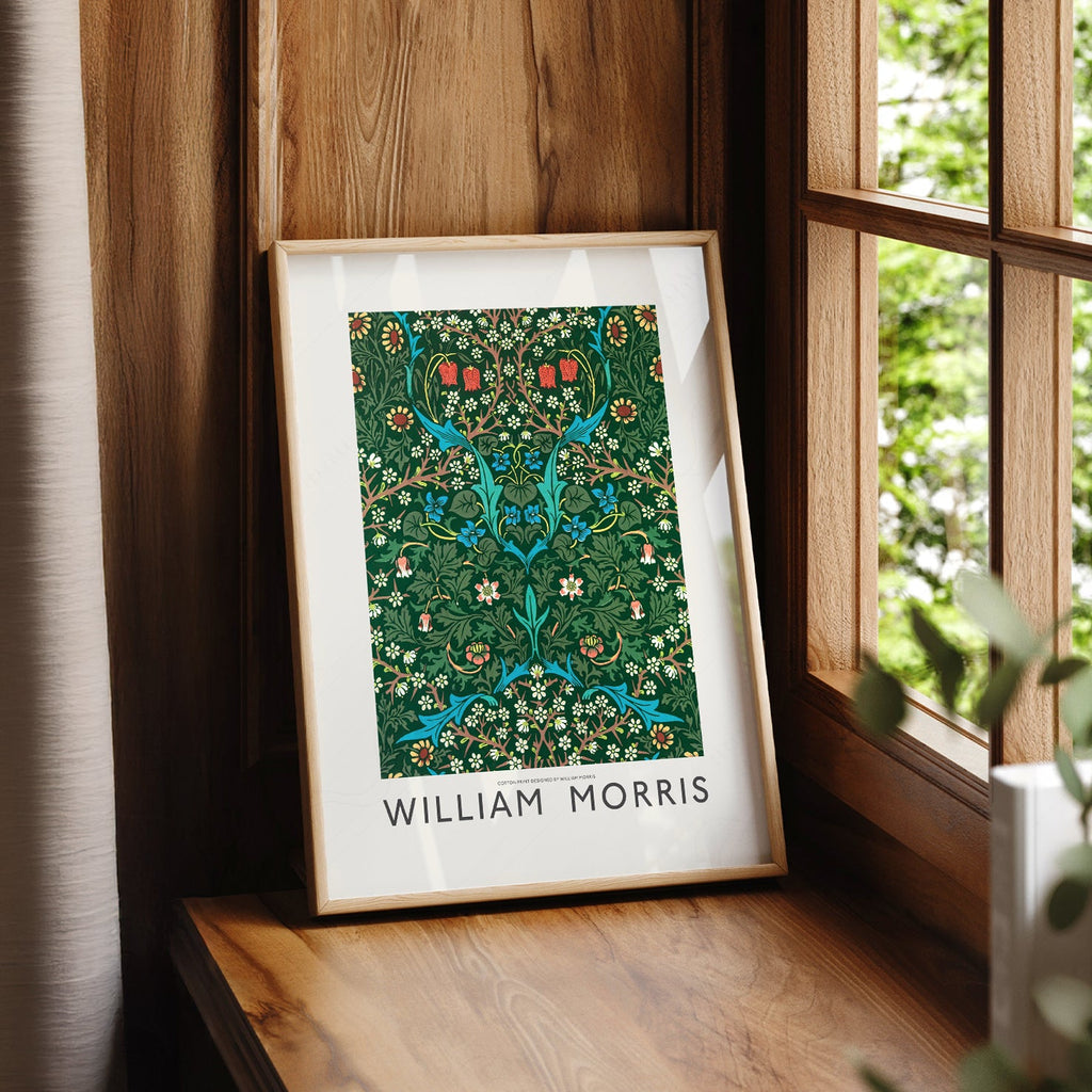 William Morris Blackthorn Art Print – Arts and Crafts Floral Poster