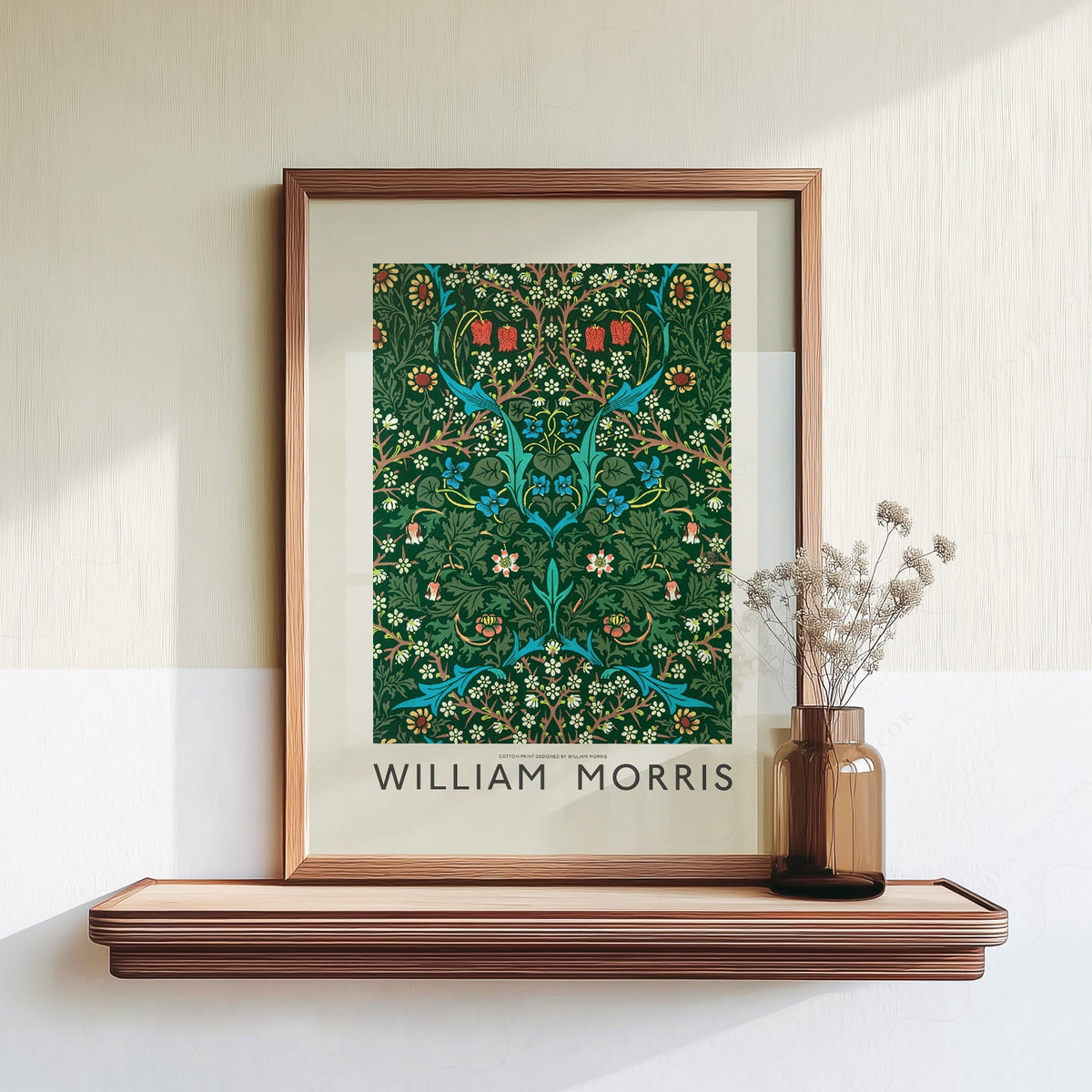 William Morris Blackthorn Art Print – Arts and Crafts Floral Poster