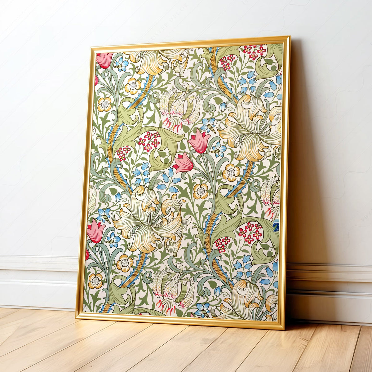 William Morris Golden Lily Art Print – Floral Wall Art