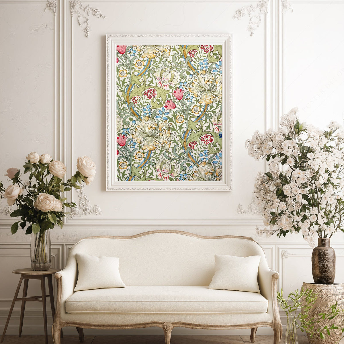 William Morris Golden Lily Art Print – Floral Wall Art