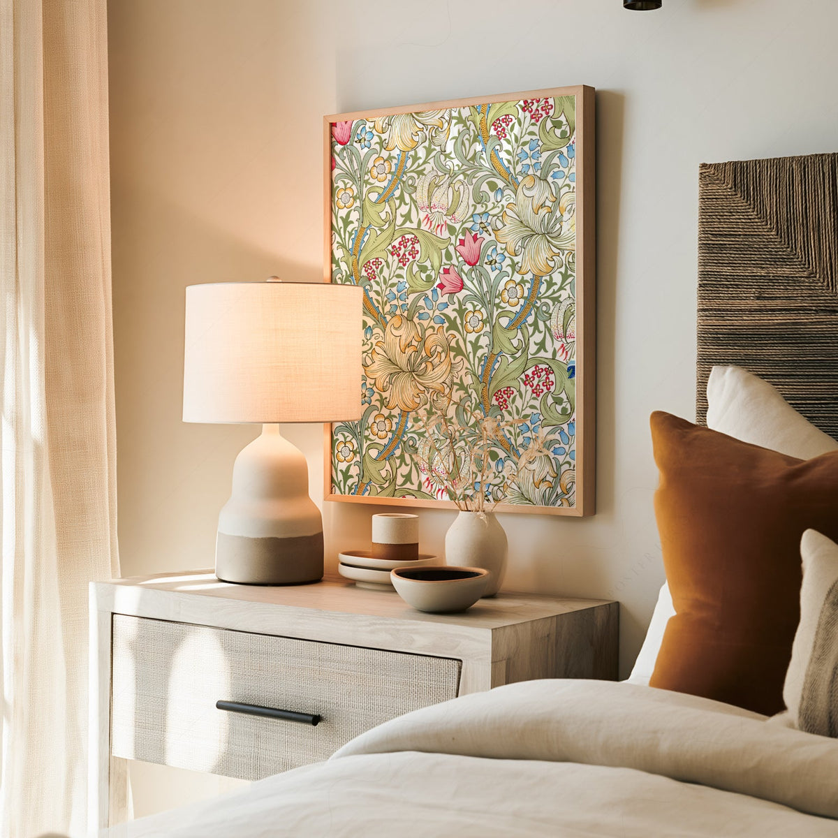 William Morris Golden Lily Art Print – Floral Wall Art