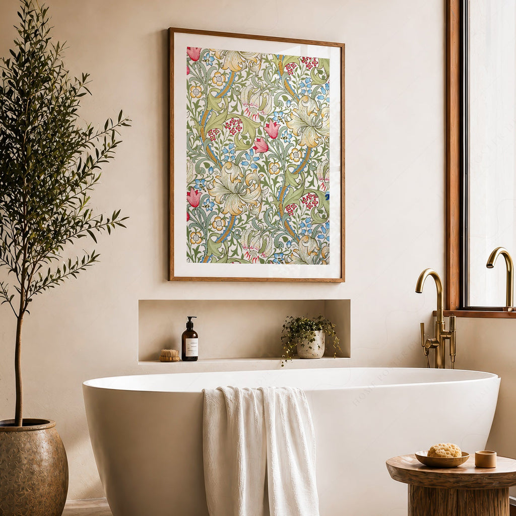 William Morris Golden Lily Art Print – Floral Wall Art