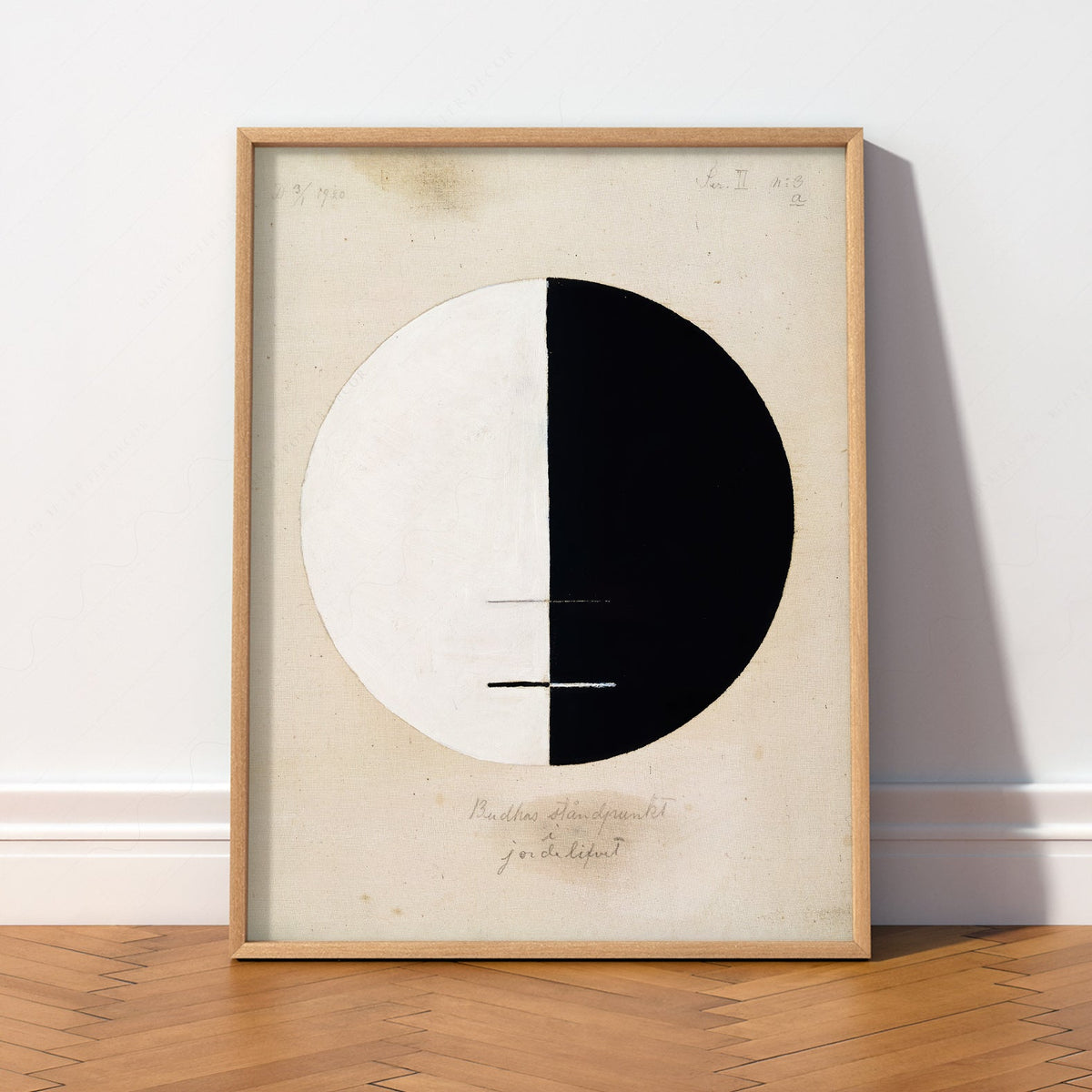 Hilma af Klint Buddha's Standpoint Earthly Life No 3 – Abstract Art Print