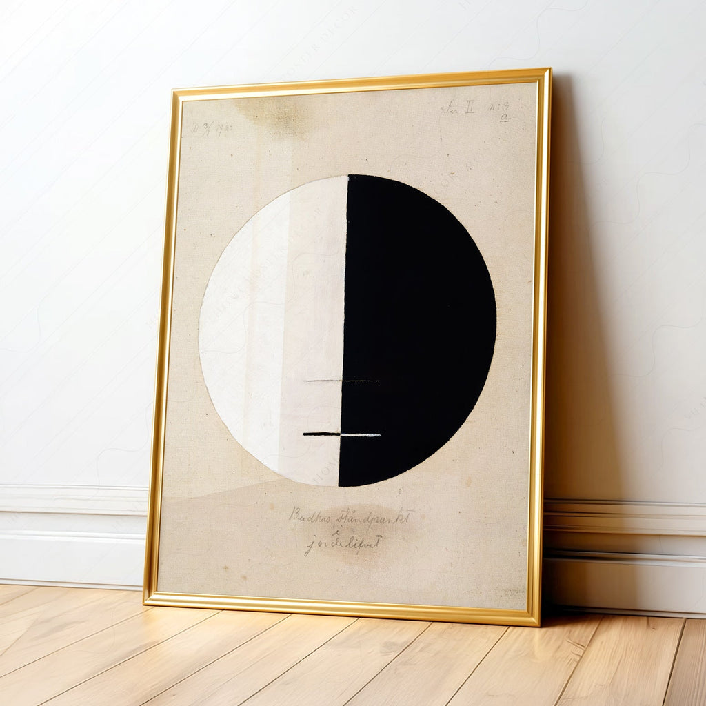 Hilma af Klint Buddha's Standpoint Earthly Life No 3 – Abstract Art Print