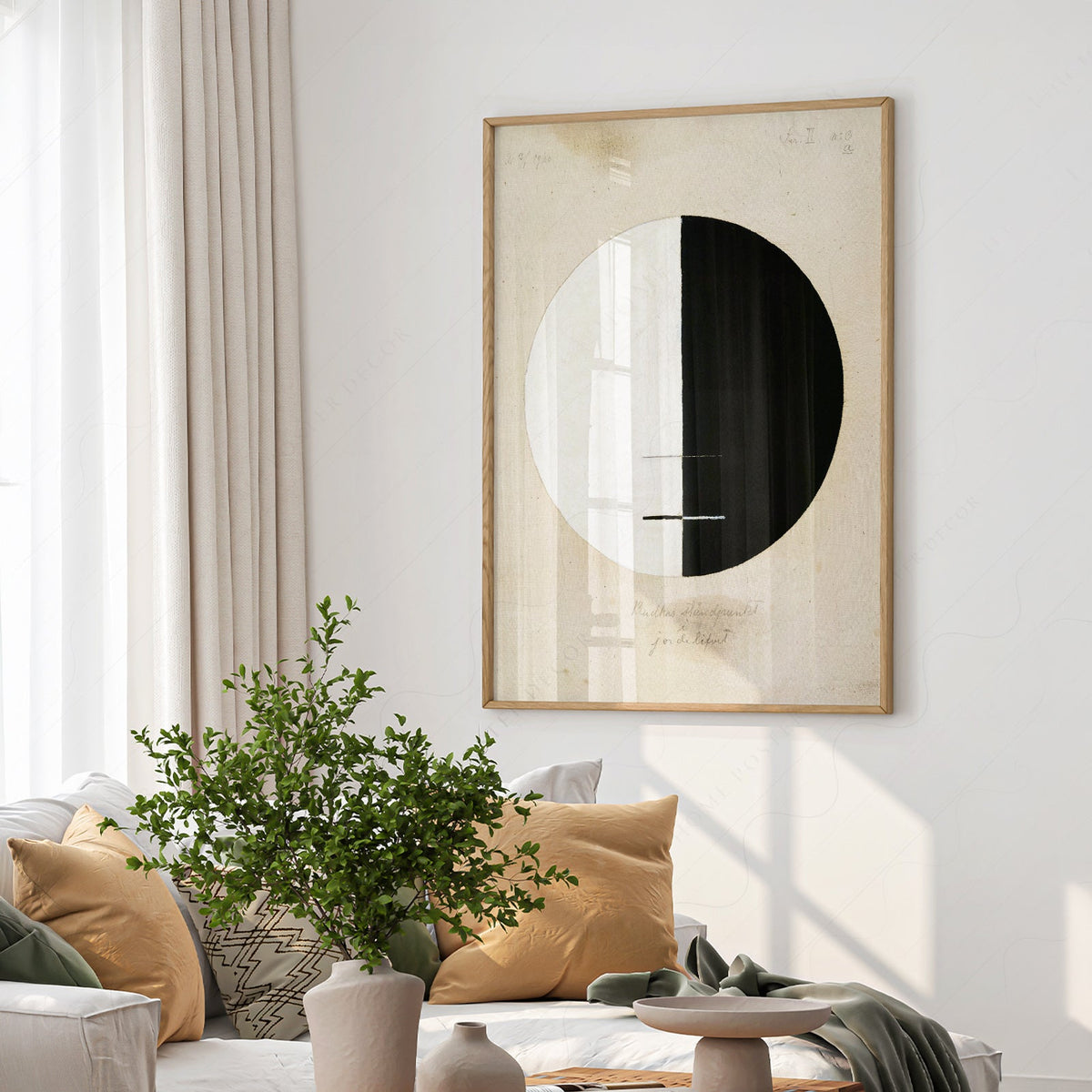 Hilma af Klint Buddha's Standpoint Earthly Life No 3 – Abstract Art Print