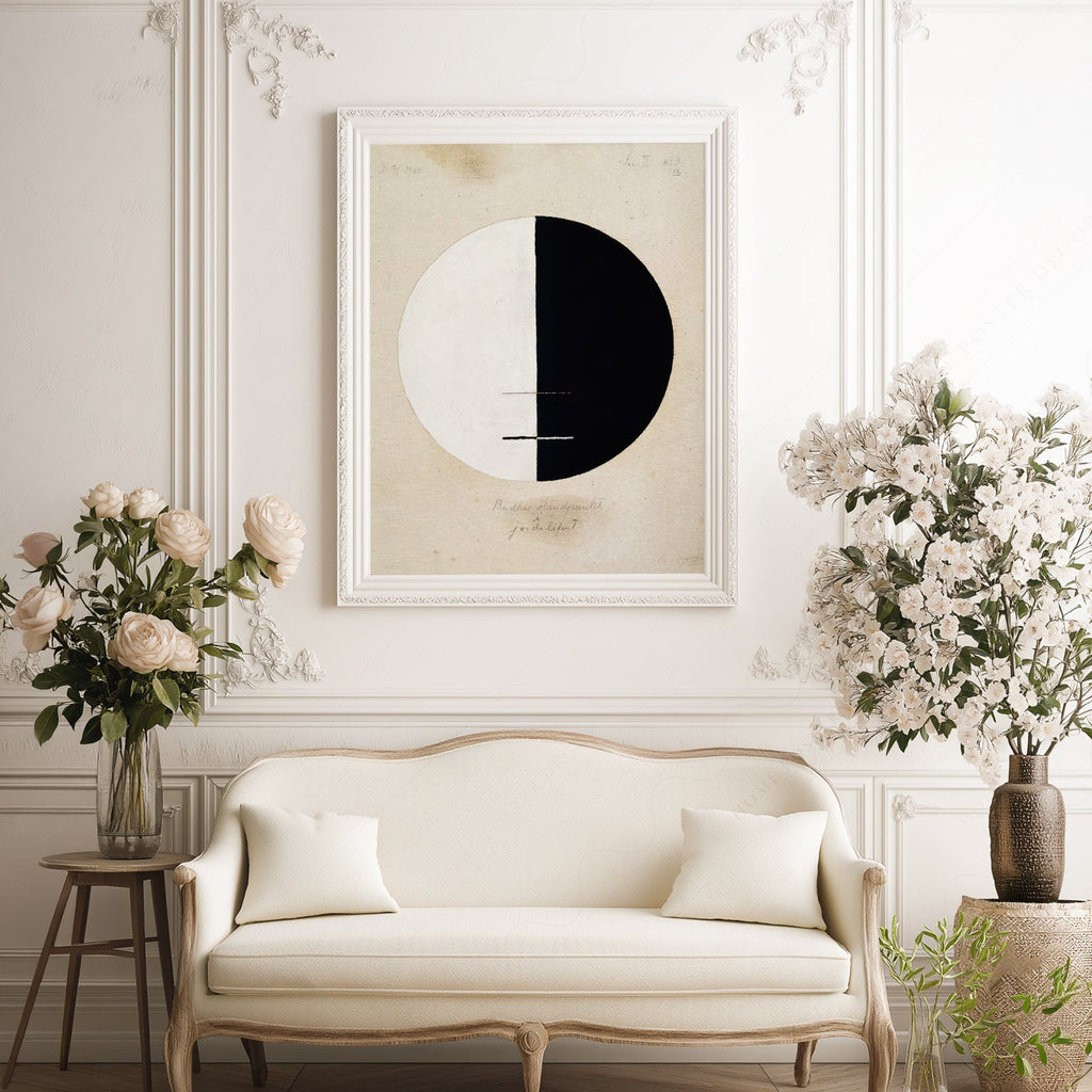 Hilma af Klint Buddha's Standpoint Earthly Life No 3 – Abstract Art Print