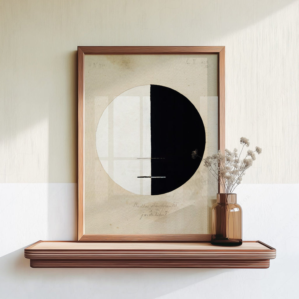 Hilma af Klint Buddha's Standpoint Earthly Life No 3 – Abstract Art Print