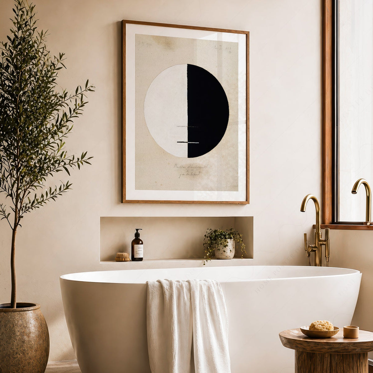 Hilma af Klint Buddha's Standpoint Earthly Life No 3 – Abstract Art Print