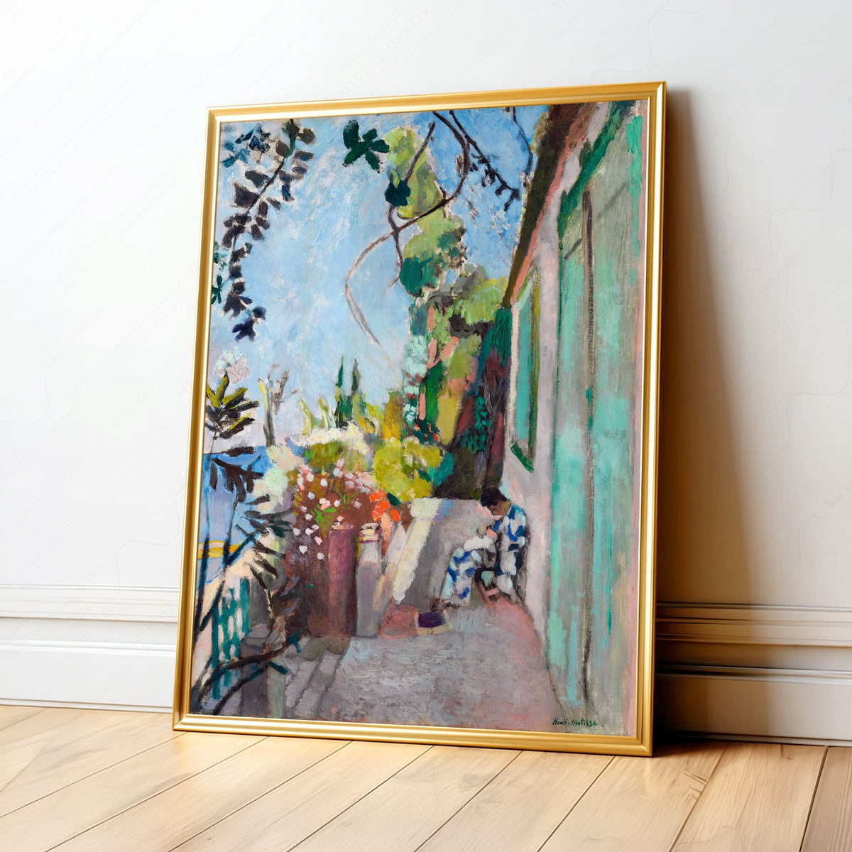 Henri Matisse The Terrace Art Print – Museum Garden Wall Poster