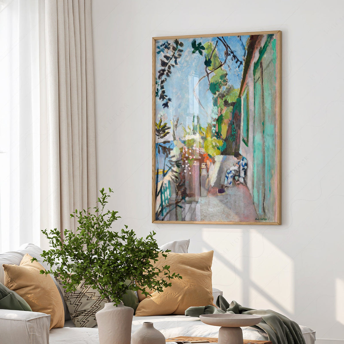Henri Matisse The Terrace Art Print – Museum Garden Wall Poster