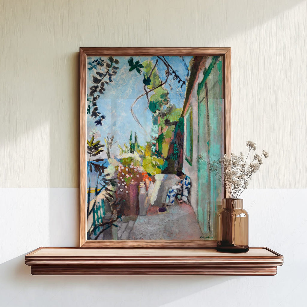 Henri Matisse The Terrace Art Print – Museum Garden Wall Poster